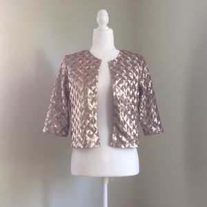 Champagne Sequin Cardigan